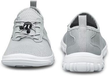 Водні шкарпетки для плавання та відпочинку на пляжі: чоловічі та жіночі, унісекс, швидковисихаючі (41 EU, світло-сірий)