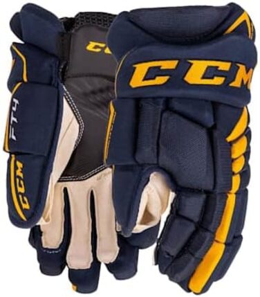 Хокейні рукавички CCM Jetspeed FT4 Senior червоно-білі 15 дюймів