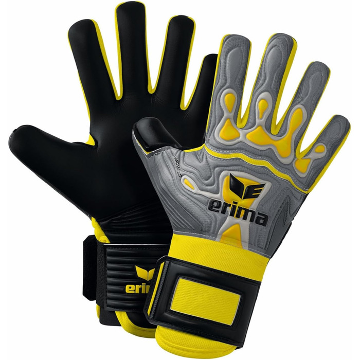 Воротарські рукавички Erima Flex-ray Hardground 2.0 для підлітків, сірі/жовті