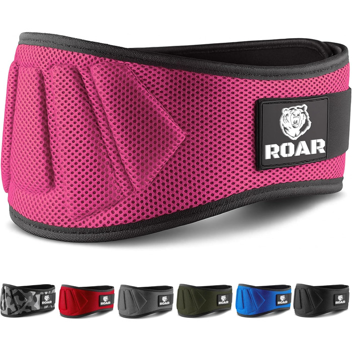 П/в Roar® пояс для важкої атлетики (чоловічий та жіночий), пояс для пауерліфтингу, підйомників, важкої атлетики, тяги, кроссфіту, фітнесу, пауер-пояс
