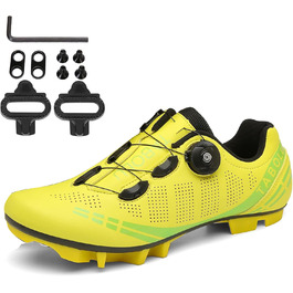 Кросівки для гірського велосипеда MTB (SPD) - чоловічі/жіночі, унісекс, жовті, 43 EU