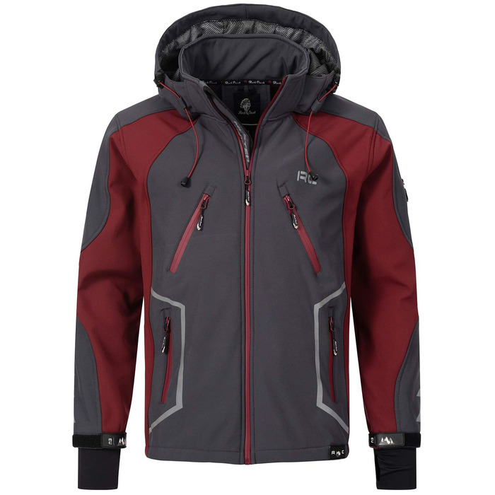 Чоловіча куртка-софтшелл Rock Creek Outdoor H-230 S, темно-сіра