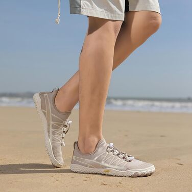 Чоловічі та жіночі аквашузи для плавання та відпочинку на пляжі - дихаючі, з антиковзким покриттям, розмір 41 EU, колір хакі