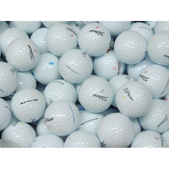 Гольф-м'ячі Titleist AAA/AA, 50 шт, б/в Lakeballs для гольфу