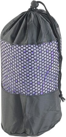 PEARL Sports Yogatuch: Рушник для йоги 2в1 з мікрофібри та підкладкою (фіолетовий)