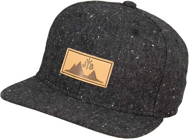 Унісекс кепка-снепбек Jumping Bird темно-сіра, вовняна бейсболка з регульованим розміром для активного відпочинку