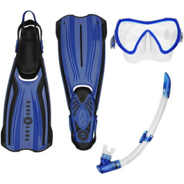 Набір для снорклінгу Aqua Lung Sport Travel Amika, синій, розмір M