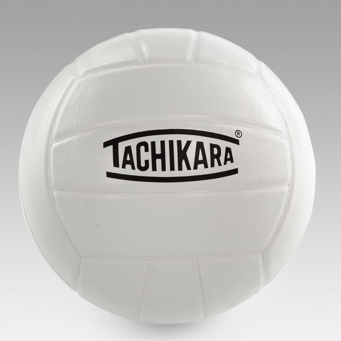 Волейбольний м'яч Tachikara SV5W Gold Competition Premium - шкіряний, білий