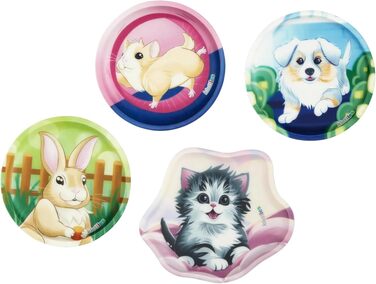 Ергономічний шкільний рюкзак ergobag Schulranzen-Set Flower Powbär (Бежевий) — комплект із 6 предметів для 1 класу початкової школи, унісекс