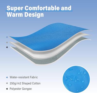 Спальний мішок REDCAMP для дітей, 175x65 см, блакитний/рожевий, 3-сезонний, для кемпінгу та відпочинку на природі