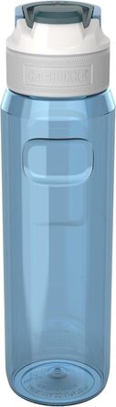 Пляшка для води Kambukka ELTON 1000 мл Niagara Blue, ударостійка, не вбирає запахи, з мірною шкалою, підходить для миття в посудомийній машині