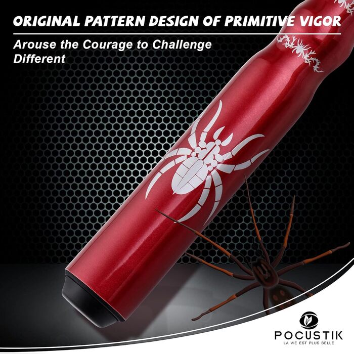 Набір більярдних київ POCUSTIK (2 шт.), 58'' - набір для дорослих, ергономічні киї для більяру, для дому, з канадського клена, чорний/червоний