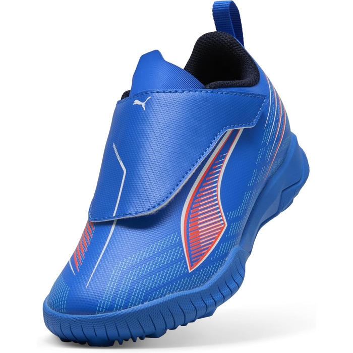 Дитячі футбольні бутси PUMA Ultra 6 Play V Tt Jr - унісекс, розмір 27 EU, кольори: ультра-синій, білий, червоний (світловий ефект)