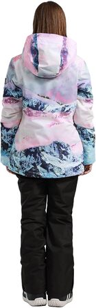 Жіночий гірськолижний костюм GSOU SNOW (2 частини) - куртка та штани, водонепроникний, вітронепроникний, дихаючий, з утепленням, XL