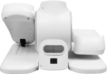 Еліпсотренажер електричний, міні-еліпсотренажер з пультом дистанційного керування та неслизьким килимком, 12 швидкостей, тихий, для офісу, підлітків, людей похилого віку (білий)