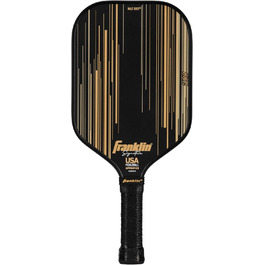 Професійна ракетка для піклболу Franklin Sports Signature Series з MaxGrit-покриттям, турнірна, затверджена USAPA, поліпропіленовий осердя 13 мм + 16 мм
