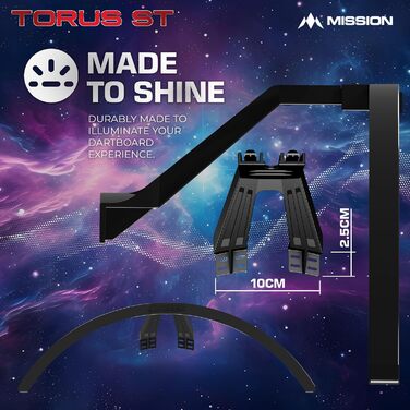 Електронна мішень для дартсу Mission Torus ST з підсвіткою