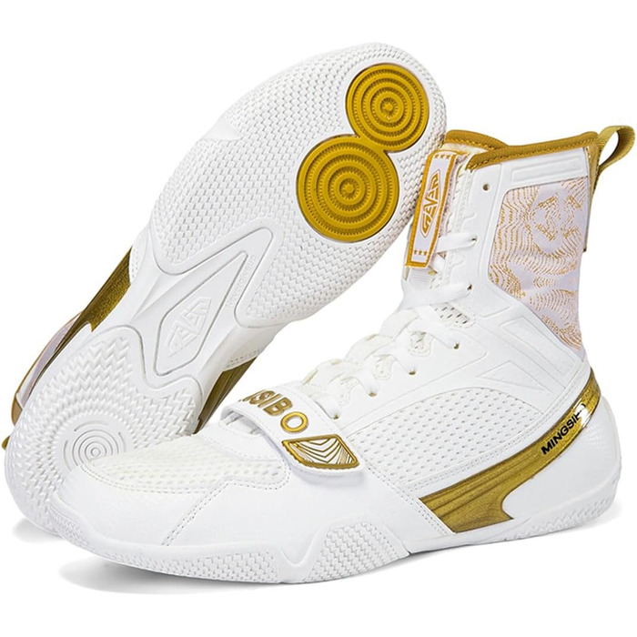 Боксерські черевики для чоловіків та жінок, професійні, для змагань та тренувань, дихаючі, Perlgold (36 EU)