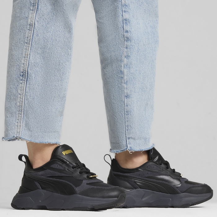 Жіночі кросівки Puma Cassia Lux 39783703 спортивні зручні, чорні, розмір 39
