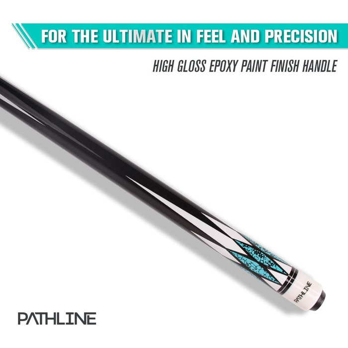 Професійний більярдний кий Billard-Queuestab: канадський клен, 147,3 см, 4 кольори, вага 510-595 г