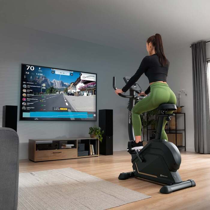 Велотренажер Hop-Sport HS-120H Argo чорний