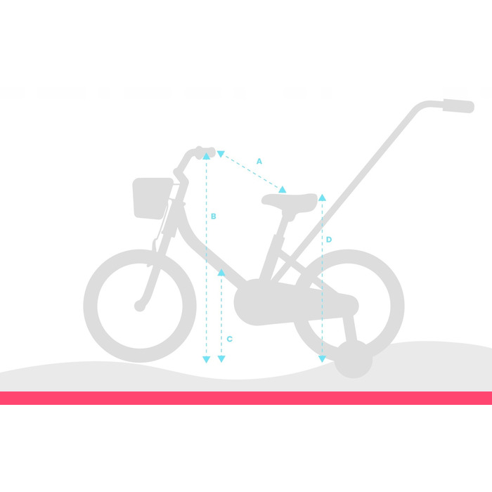 Дитячий велосипед Miravo 16 дюймів, алюмінієвий, багатоколірний