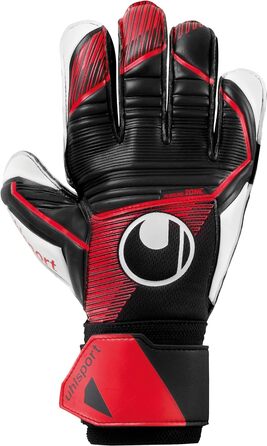 Воротарські рукавички Uhlsport Powerline Soft Pro для юніорів, унісекс, розмір 10, чорні/червоні/білі