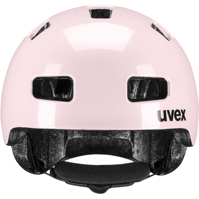 Дитячий велосипедний шолом Uvex HLMT 4 Reflexx, LED, 55-58 см, рожевий, легкий, регульований розмір