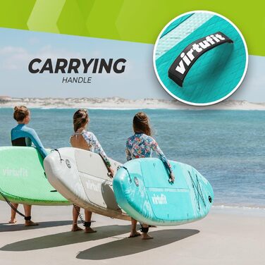 Дошка для SUP VirtuFit серія: Compact, Ocean, Cruiser, Yoga, Voyager, Racer, Surfer, з аксесуарами та сумкою