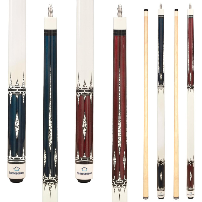 Більярдний кий 58 дюймів з насічкою 13 мм, 20oz, 4 кольори - для початківців, комерційного використання та дому