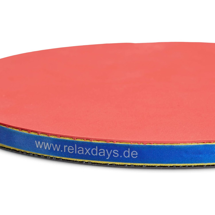 Набір для настільного тенісу Relaxdays: 2 ракетки, 3 м'ячі, сітка, блакитний