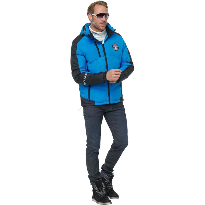 Чоловіча лижна куртка Nebulus Skijacke SKIBRÖK, світло-блакитна