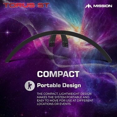 Електронна мішень для дартсу Mission Torus ST з підсвіткою