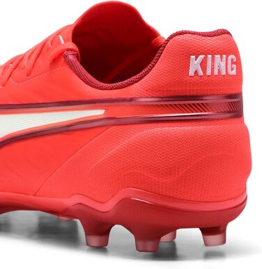 Футбольні бутси PUMA King Match F.G./A.G. Glowing Red/Puma White/Red Fire, 44.5 EU