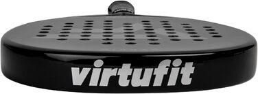 Плече ракетки для падел-тенісу VirtuFit Control: гібрид для початківців та досвідчених гравців, білий/срібний (Fusion Pro)