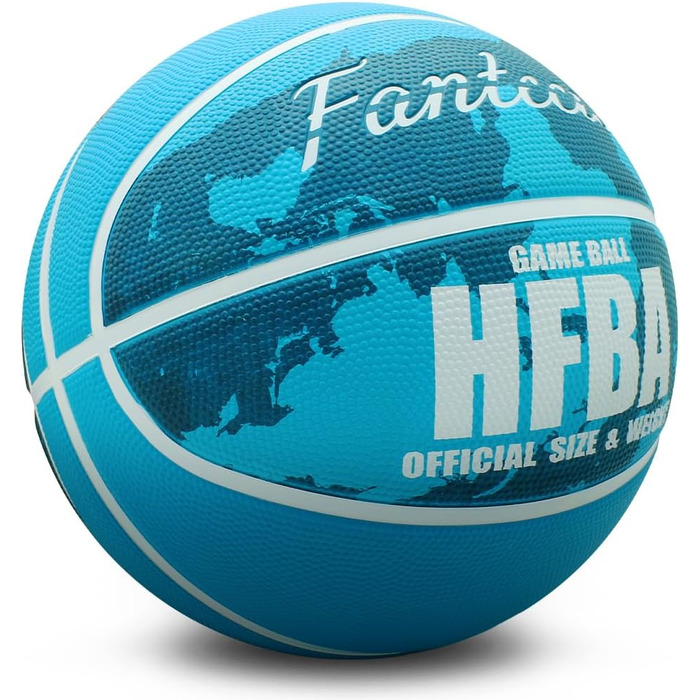 Гумовий баскетбольний м'яч Fantecia, розмір 7, для гри в приміщенні та на вулиці, тренування, чоловічий, жіночий, дорослий, підлітковий, з насосом