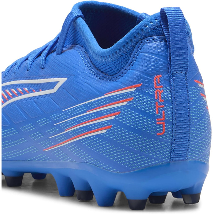 Дитячі футбольні бутси Puma Ultra 6 Match Mg Jr - блакитно-біло-червоні, 35 EU