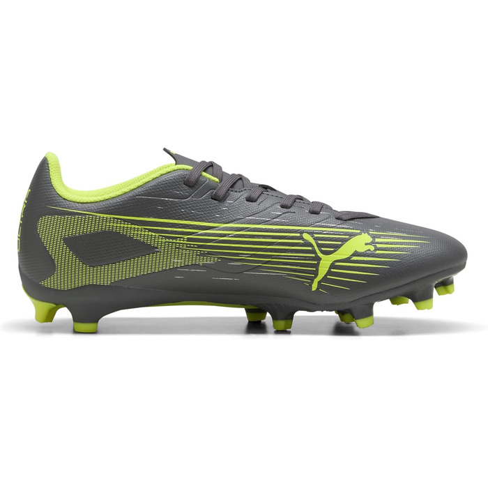 Жіночі футбольні бутси PUMA Ultra 5 Play FG/AG, 36 EU, Matte Aged Silver Yellow Alert Puma Aged Silver