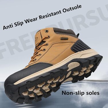 Чоловічі зимові черевики ARRIFIO BELLO: зимові черевики, вандер-черевики, трекінг черевики, утеплені, з антиковзанням, розмір 41-46, колір зелений