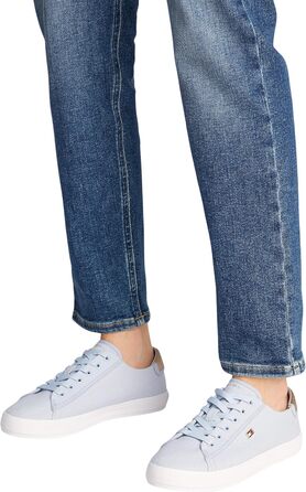 Кросівки жіночі Tommy Hilfiger Vulcanized Canvas, блакитні Breezy Blue, 39 EU