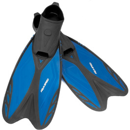 Плавці Aqua Speed Vapor для дорослих та підлітків | Плавці для снорклінгу та плавання | Чорно-синій колір, розмір 40/41