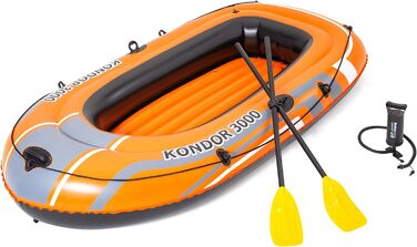 Надувний човен Bestway Kondor 3000, 232x115x36 см, комплект