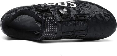 Велосипедні шкарпетки Radsport: чоловічі та жіночі шкарпетки для шосе та MTB велосипедів, антиковзаюча підошва, дихаючі, SPD, білі (41 EU, вузька колодка, чорний)