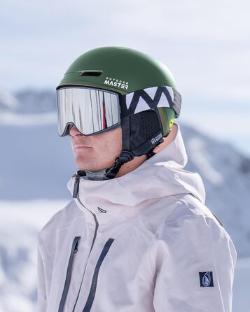 Шолом для сноуборду та лиж OutdoorMaster MIPS, вентиляція, полікарбонат, універсальний розмір, для чоловіків і жінок