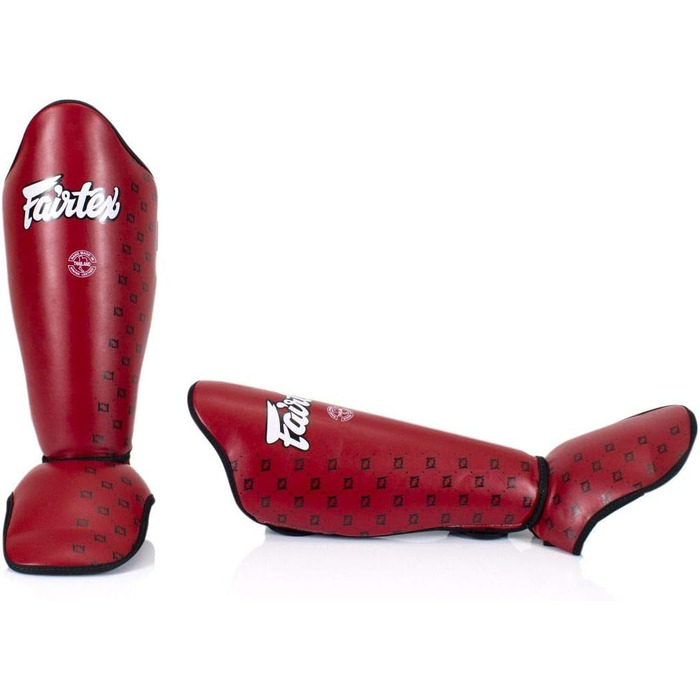 Захист гомілки та стопи Fairtex SP5 Super Comfort, червоний, розмір L