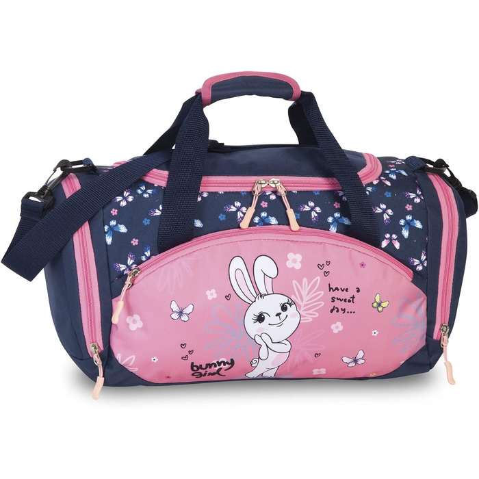 Спортивна сумка-рюкзак для дітей: рожева, фіолетова, блакитна (рожево-блакитна)