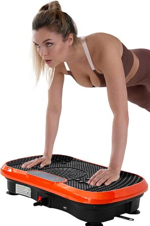 Віброплатформа для фітнесу з магнітотерапією, 99 рівнів, 5 програм, гумові амортизатори та резинки