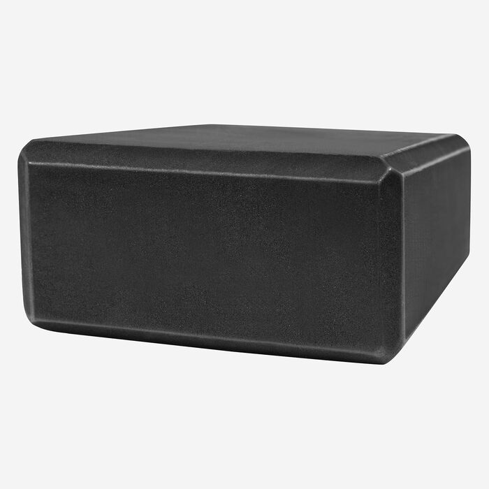 Блок для йоги та пілатеса GORILLA SPORTS, EVA-піна, протиковзкий, 23,5 x 15 x 8 см, чорний