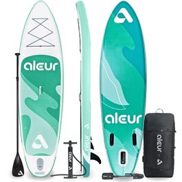 SUP дошка Aleur Explorer надувна з аксесуарами (рюкзак, весло, насос, ліш) 10'x32