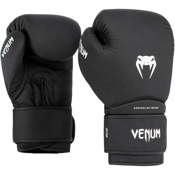 Боксерські рукавички Venum Contender 1.5 для дітей, чорно-білі, 6 Oz